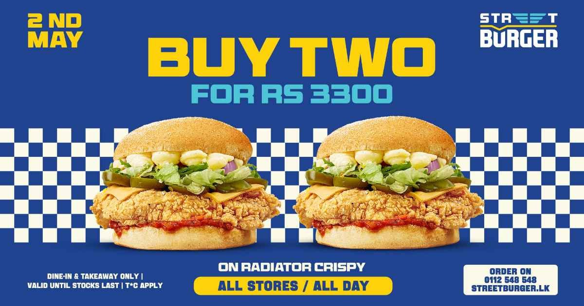 Buy 2 for 3300 on Radiator Crispy